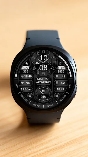 Metal Small Clock ZKin Watch Screenshot 1