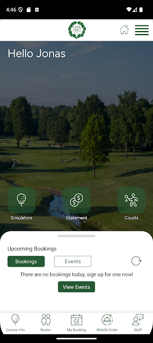 Oak Hill Country Club. Screenshot 1