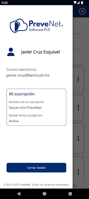 PreveNet Expediente Digital Screenshot 3