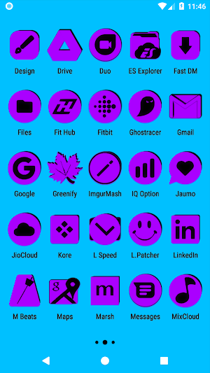 Purple and Black Icon Pack Screenshot 2