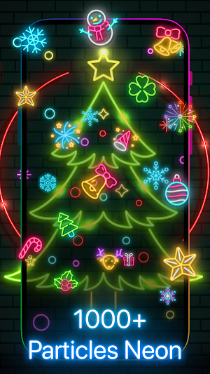 Neon Live Wallpaper Glitzy Screenshot 3