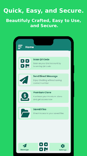 Dual App - WebScanner Chat App Screenshot 1