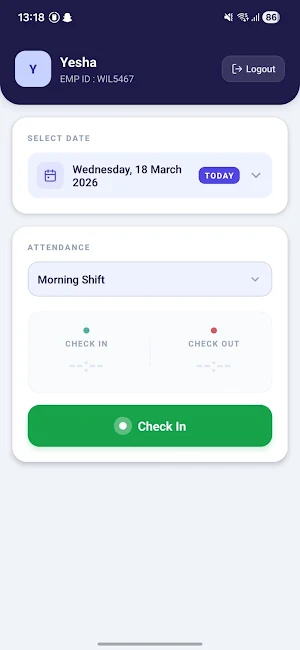 ProDashboard Attendance Screenshot 1
