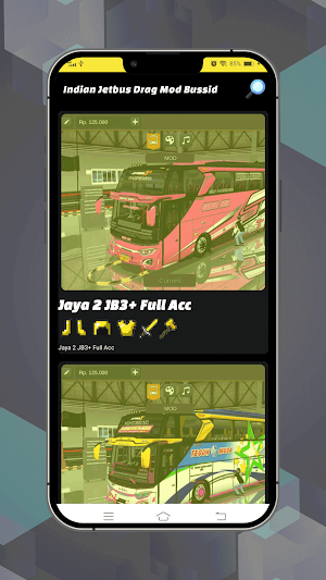 Indian Jetbus Drag Mod Bussid Screenshot 1