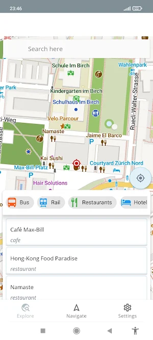 Switzerland Offline Map Screenshot 0