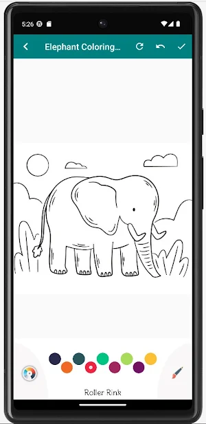 Elephant Coloring Book Screenshot 0