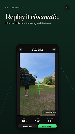 Swing Trace – Golf Shot Tracer Screenshot 1