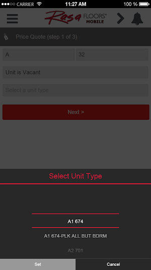 Rasa Floors Mobile Screenshot 2