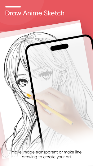 Draw Anime Sketch: AR Draw Screenshot 1