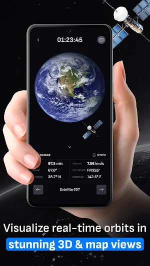 Satellites Tracker: ISS Detect Screenshot 1