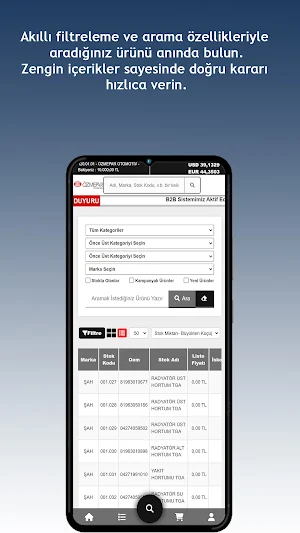 Özmepar Otomotiv B2B Screenshot 3