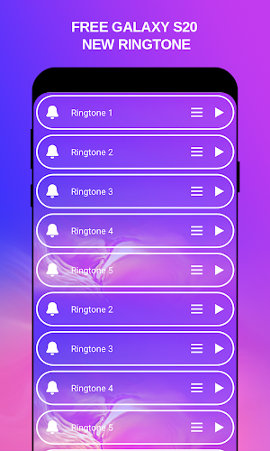 Free New Galaxy™ S20 Ringtones Screenshot 3