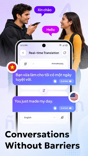 AI Live Voice Translator Screenshot 3