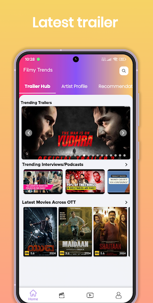 FilmyTrends–Trailers & OTT Screenshot 0