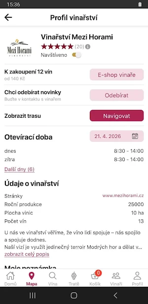 Víno z Velkých Pavlovic Screenshot 2