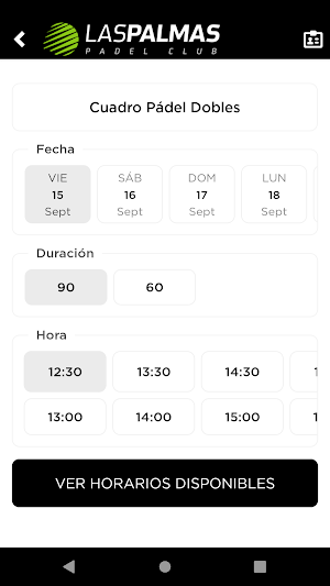 Las Palmas Padel Club Screenshot 3