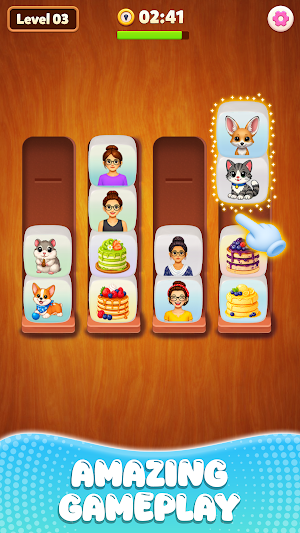 Connect Sort: Tower Puzzle Screenshot 1