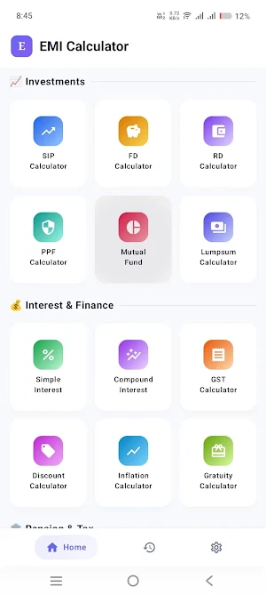 EMI Calculator : Finance App Screenshot 0