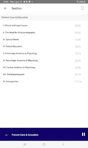 Sleep Tech Audio Lectures Screenshot 3