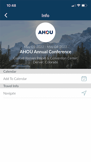 AHOU Annual Conference Screenshot 2