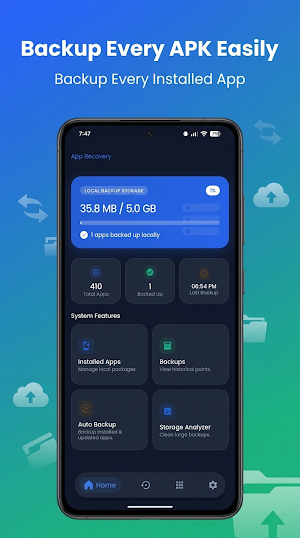 App Recovery : APK Backup Tool Screenshot 2