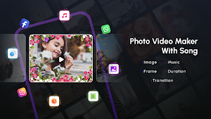 Photo Video Maker with Song Screenshot 0