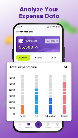 Money Log & Personal Budget Screenshot 3