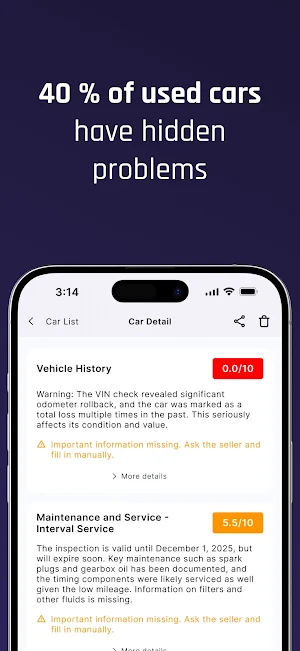 CarScoring Screenshot 0