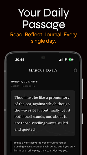 Marcus Daily Stoic Meditations Screenshot 1