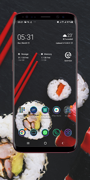 Sushi Wallpaper Screenshot 0