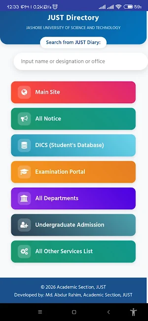 JUST Directory Screenshot 0