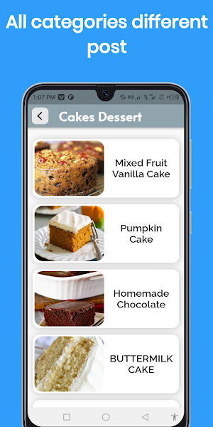 Dessert Recipes Screenshot 1