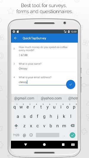 QuickTapSurvey Offline Survey Screenshot 3