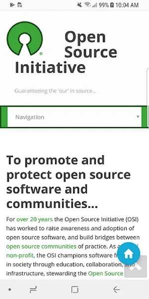 OpenSourceInitiative Screenshot 0