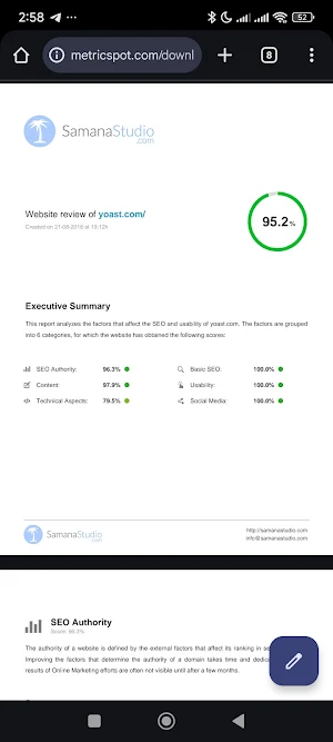 SEO Site Scanner. GEO + Links Screenshot 0