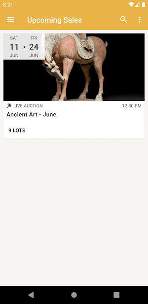 Apollo Art Auctions Screenshot 0
