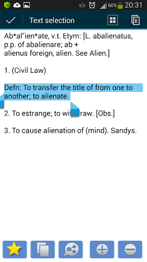 Webster's Dictionary Screenshot 3