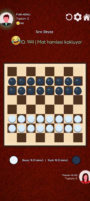 Turkish Checkers - Online Screenshot 2