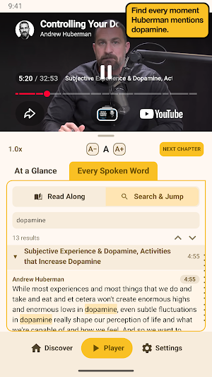 uListen: YouTube AI Summary Screenshot 1