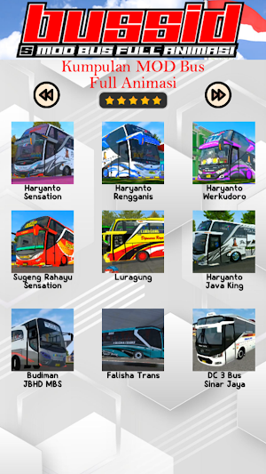 Bussid 5 Mod Bus Full Animasi Screenshot 1