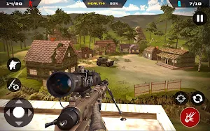 Sniper Ghost Fps Commando Warrior- Jungle Survival Screenshot 0