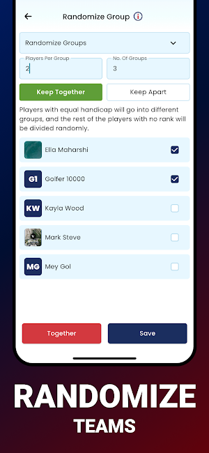 ParTeeOf18: Golf Scorecard App Screenshot 1