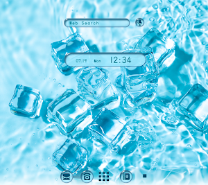 Refreshing Ice Cubes Theme Screenshot 0