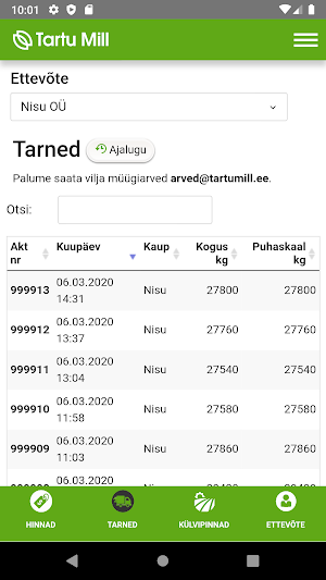 Tartu Mill Partner Screenshot 2