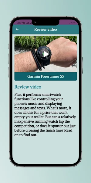 Garmin Forerunner 55 Guide Screenshot 1