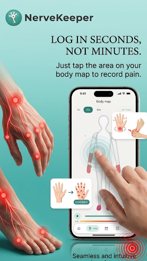 NerveKeeper: Neuropathy Log Screenshot 0