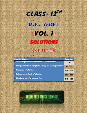 Account Class-12 Solutions (D K Goel) Vol-1 Screenshot 1