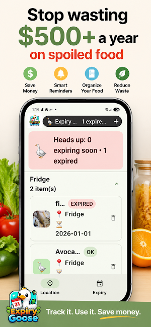 Expiry Goose – Expiry Tracker Screenshot 0