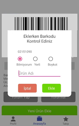 Boykot Okuyucu Screenshot 3