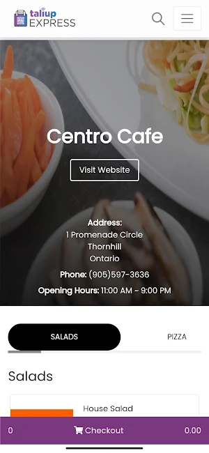 Centro Cafe Screenshot 1